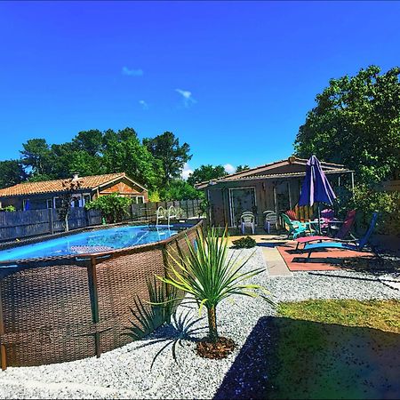 Maison Piscine Privee 4A5 Pers9 & 11 Kms Des Plages Oceanes Et Du Lac Linxe Экстерьер фото