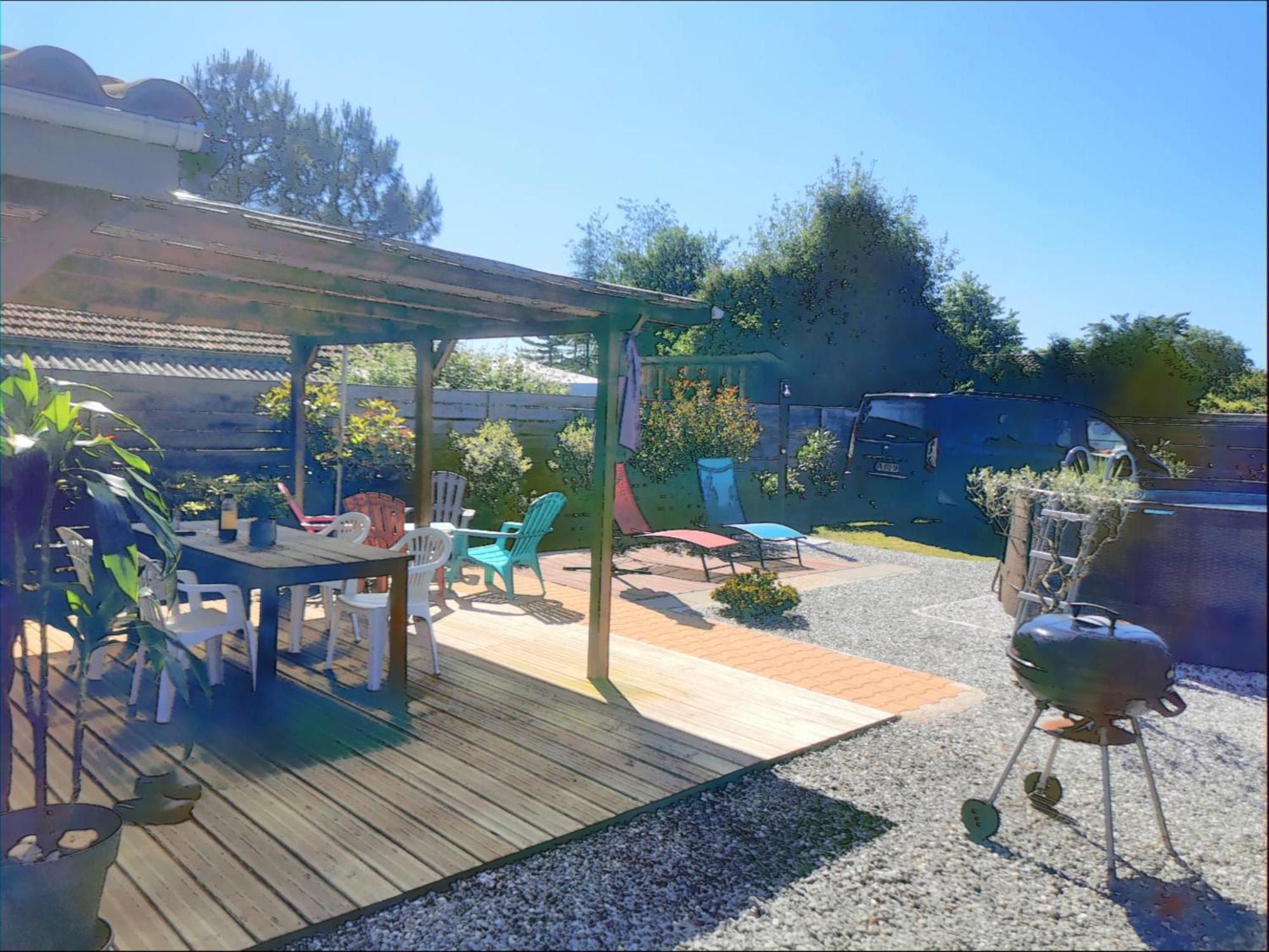 Maison Piscine Privee 4A5 Pers9 & 11 Kms Des Plages Oceanes Et Du Lac Linxe Экстерьер фото